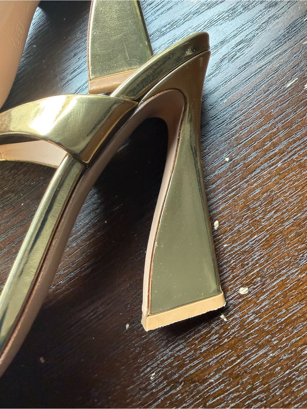 Gianvito Rossi Aura sandal in gold metallic size 38 - Picture 7 of 13